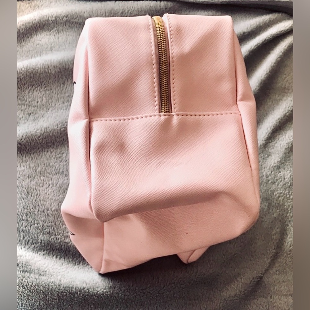 Too Faced Heart Design Pink Cosmetic Case Extra Large! Roomy!! EUC (PM-5) - Picture 3 of 11